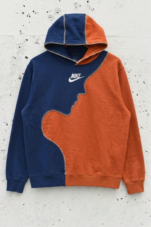 Hand-Stitched Spliced Horizon Hoodie