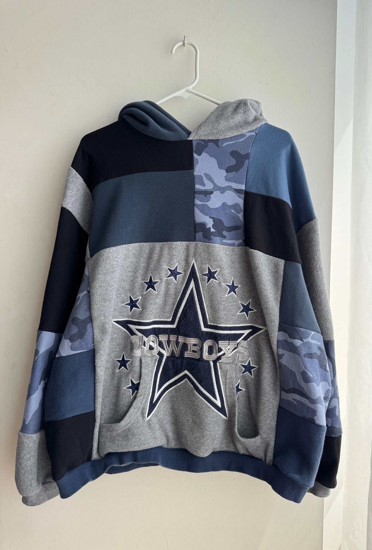 Cowboys patchwork hoodie