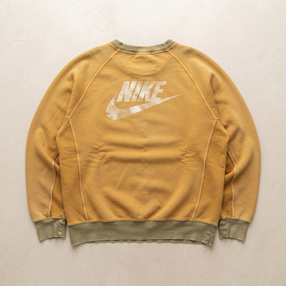 Sun-Drenched Pigment Reworked Nike Crewneck