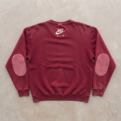 Cranberry Velvet Patch Nike Crewneck