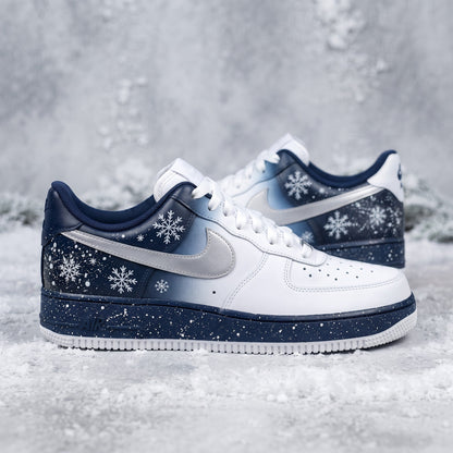 Custom Sneaker Christmas Winter Wonderland - side profile