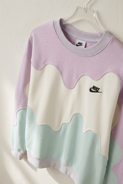 Handcrafted Berry Mint Drizzle Sweatshirt
