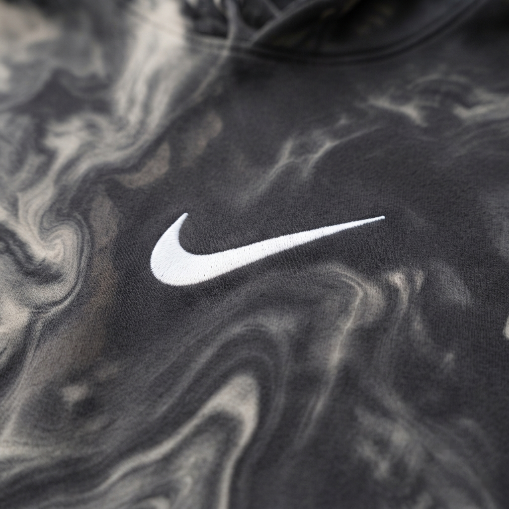 Smoky Quartz Mineral Marble Nike Hoodie