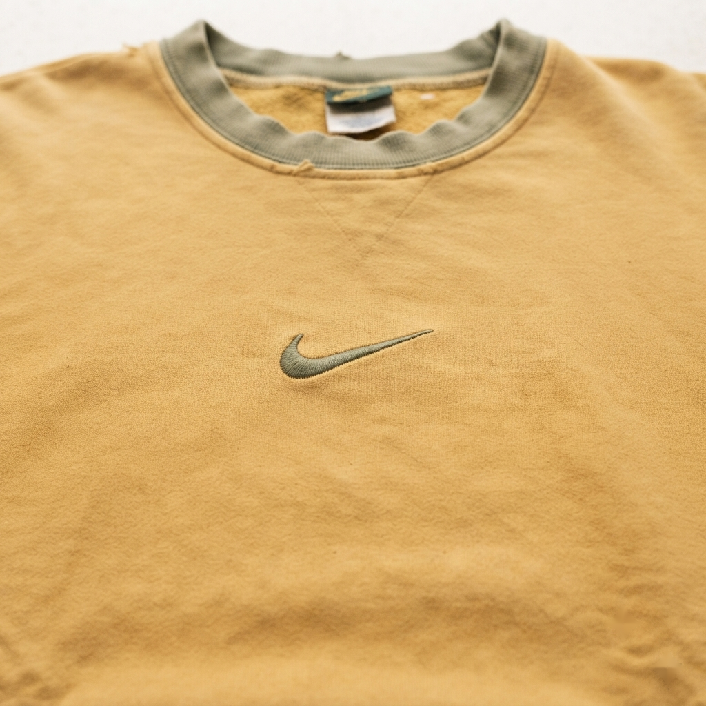 Sun-Drenched Pigment Reworked Nike Crewneck
