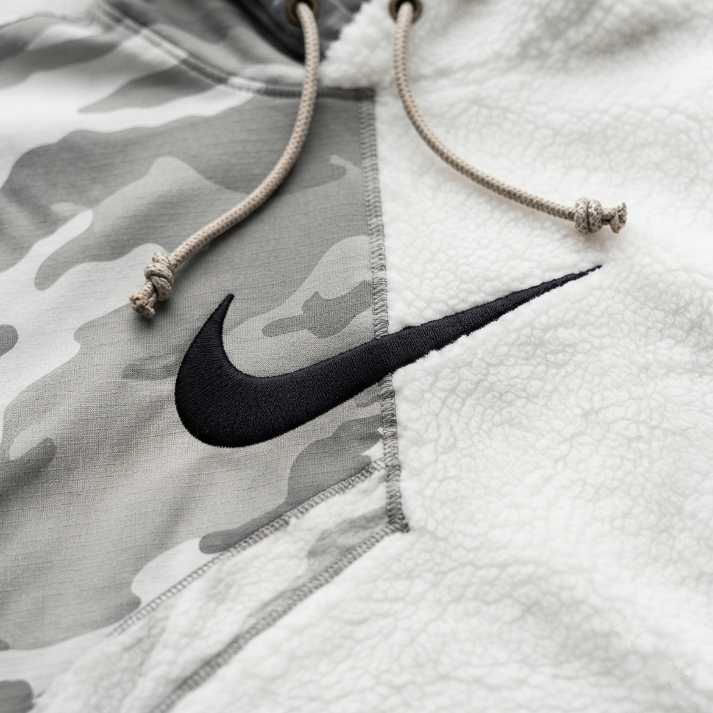 Urban Snow Camo Reconstructed Nike Hoodie