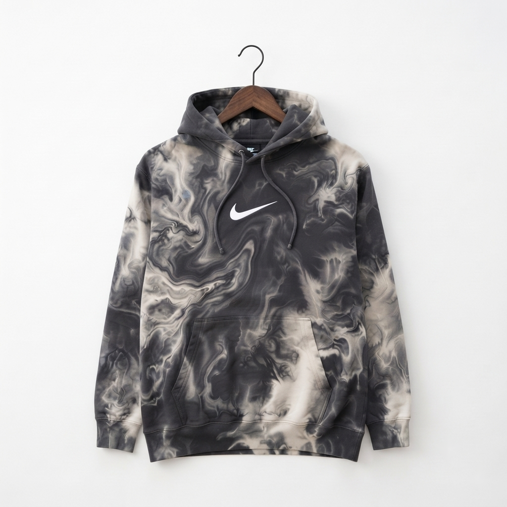 Smoky Quartz Mineral Marble Nike Hoodie