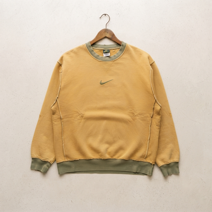 Sun-Drenched Pigment Reworked Nike Crewneck