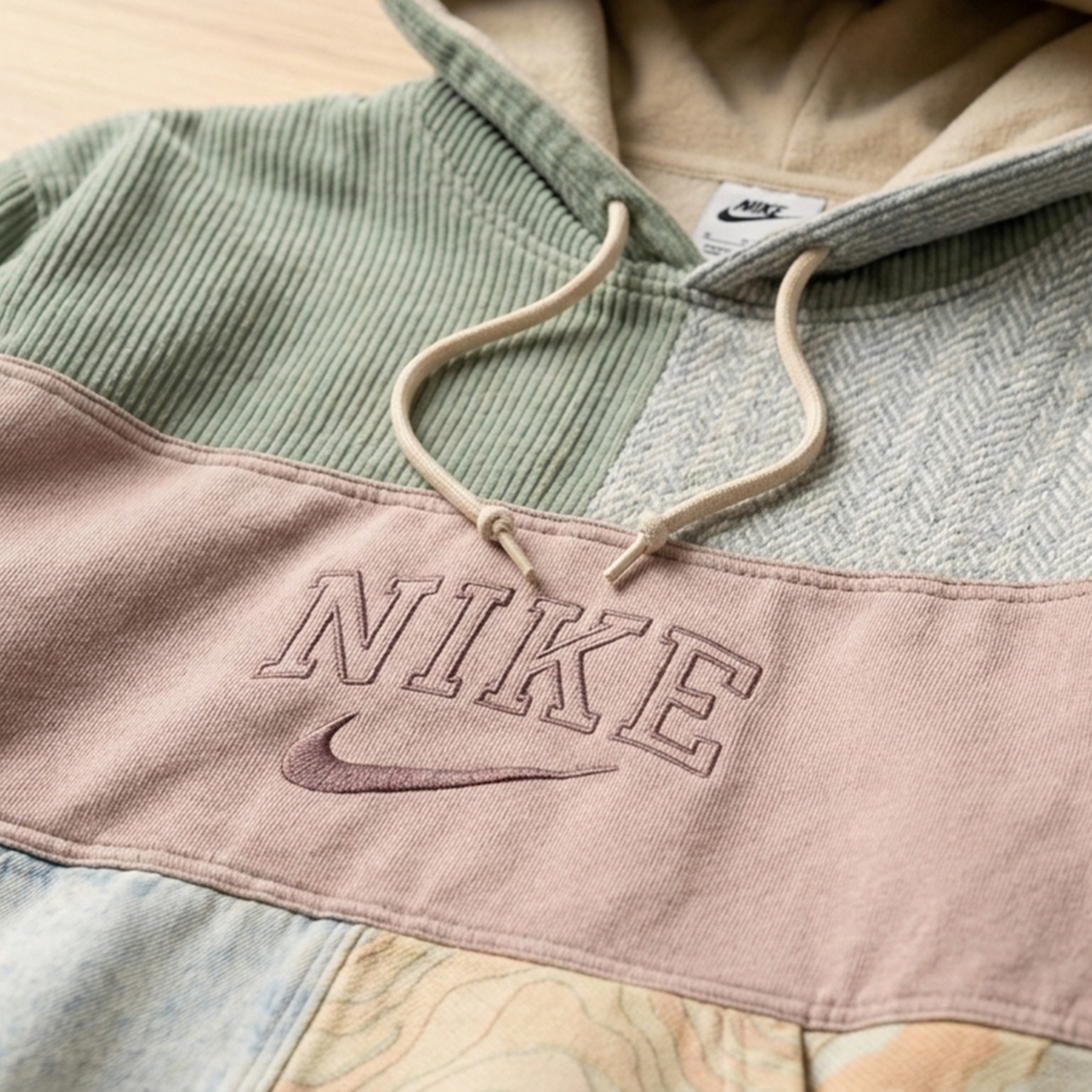 THE REMIX PULLOVER –Vintage Patchwork Hoodie